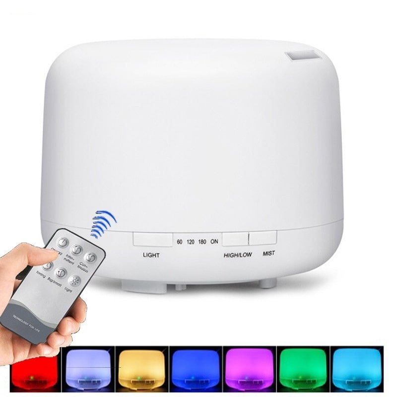 Color Changing Essential Oil Aromatherapy Diffuser With Remote - Mi tienda