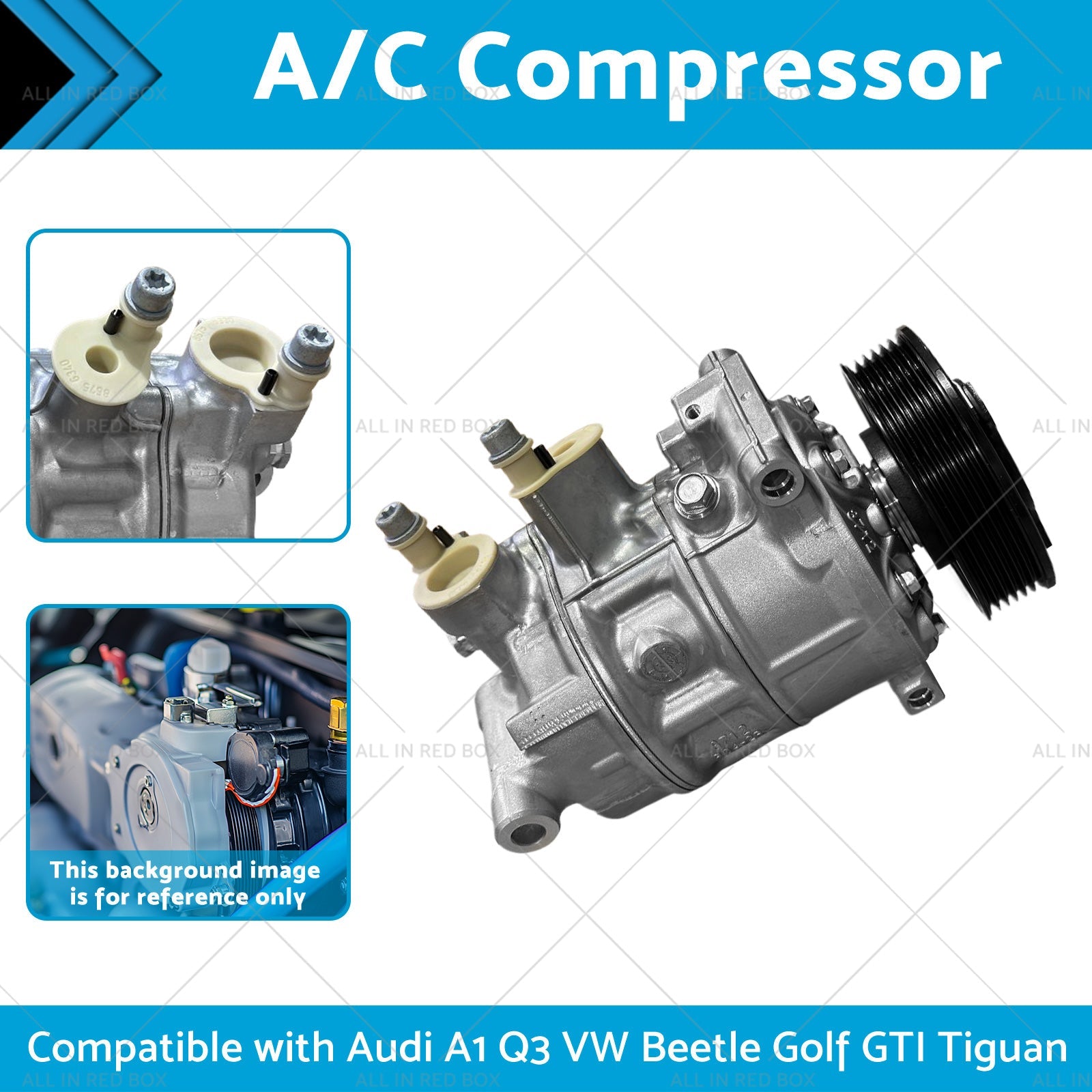 A or C Compressor Suitable for Audi A1 Q3 VW Beetle Golf GTI Tiguan 5Q0820803Q - Mi tienda