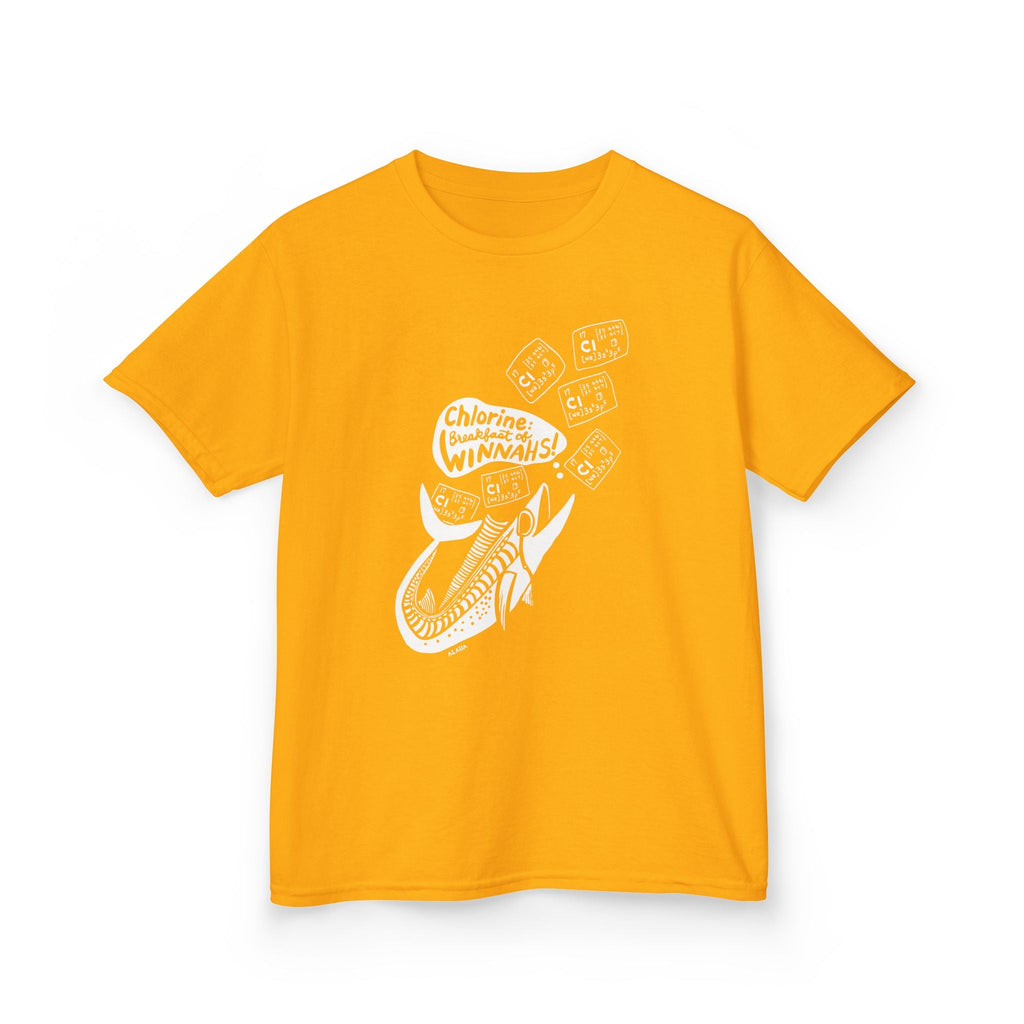 Keiki Swimmer T-Shirt - Chlorine: Breakfast of Winnahs! - Mi tienda