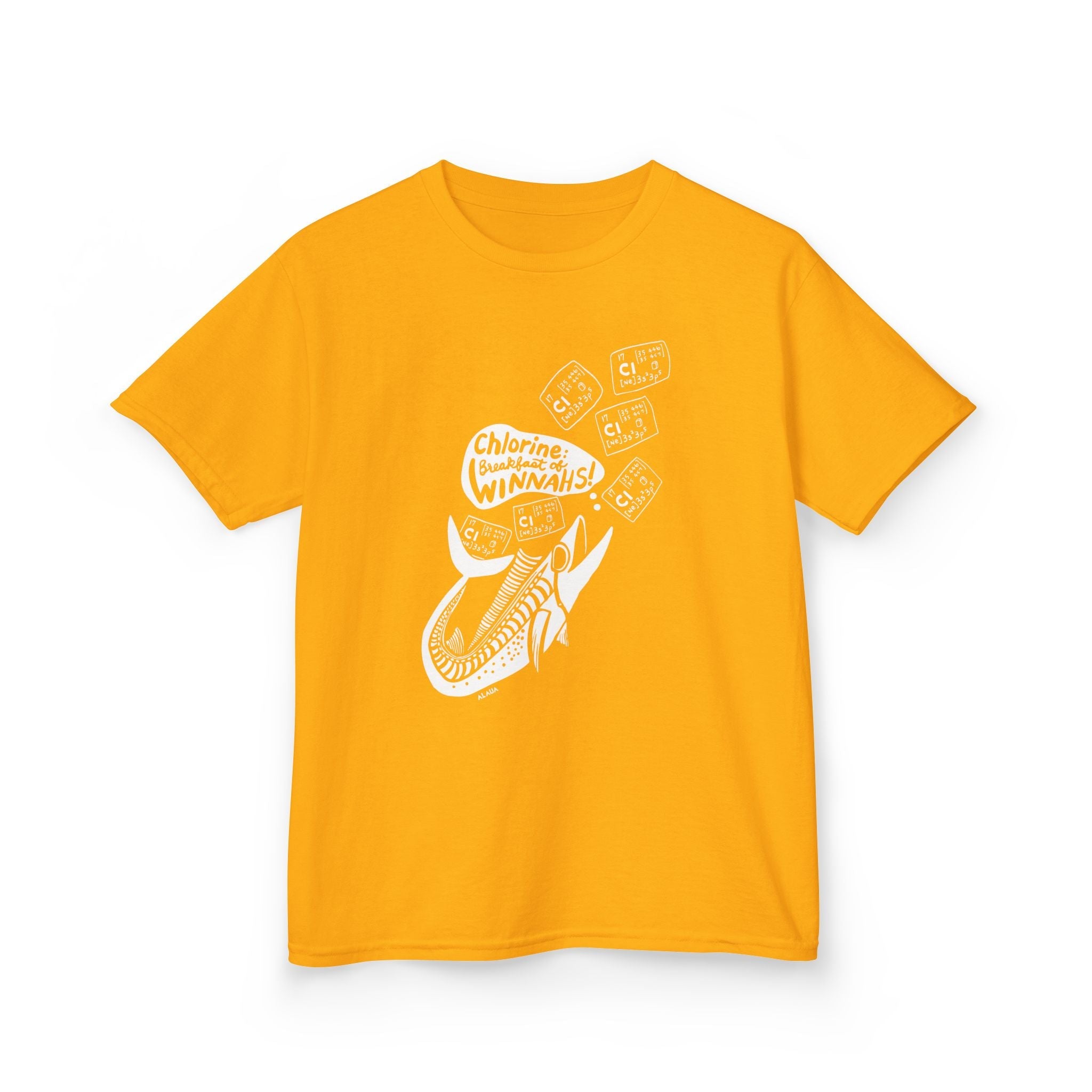 Keiki Swimmer T-Shirt - Chlorine: Breakfast of Winnahs! - Mi tienda