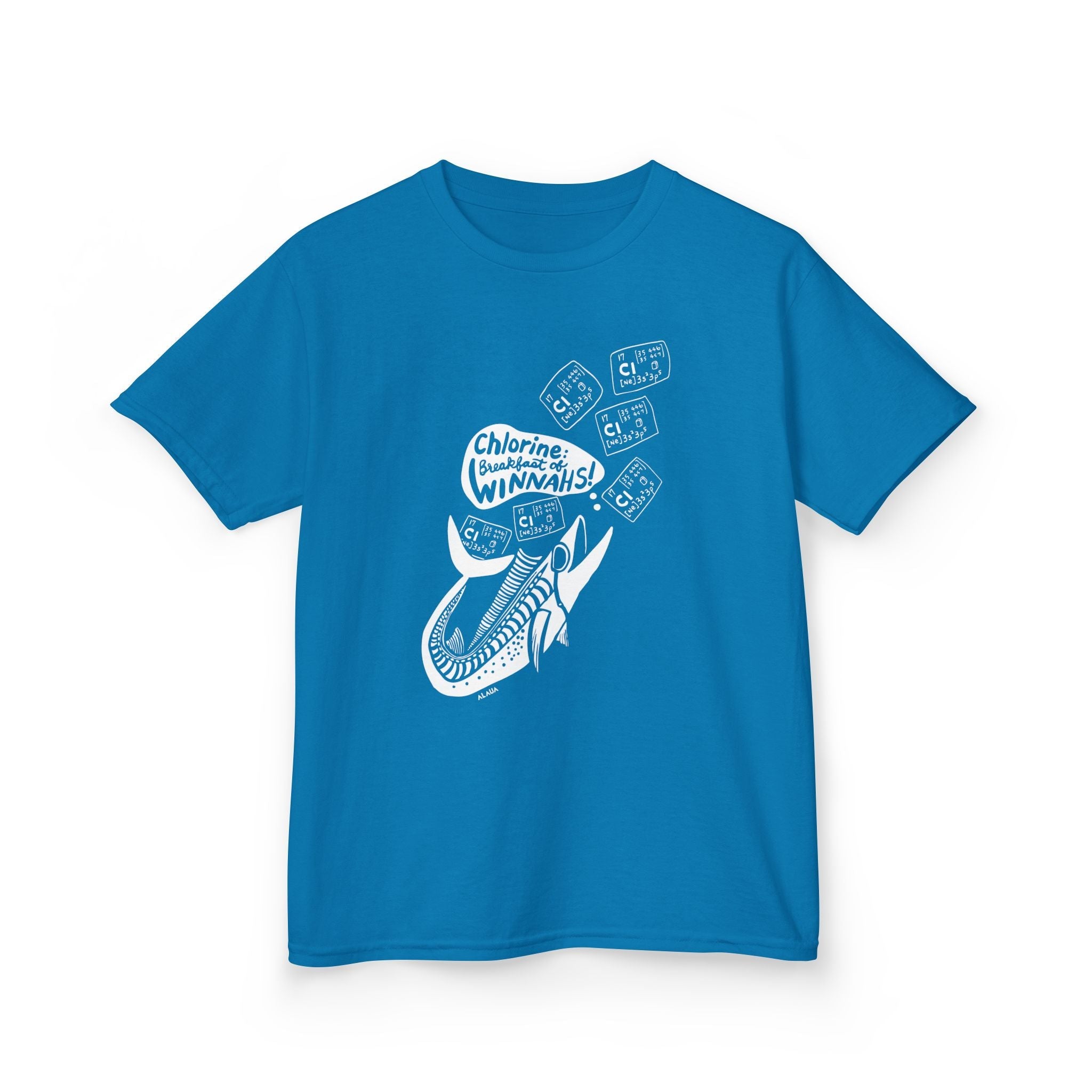 Keiki Swimmer T-Shirt - Chlorine: Breakfast of Winnahs! - Mi tienda