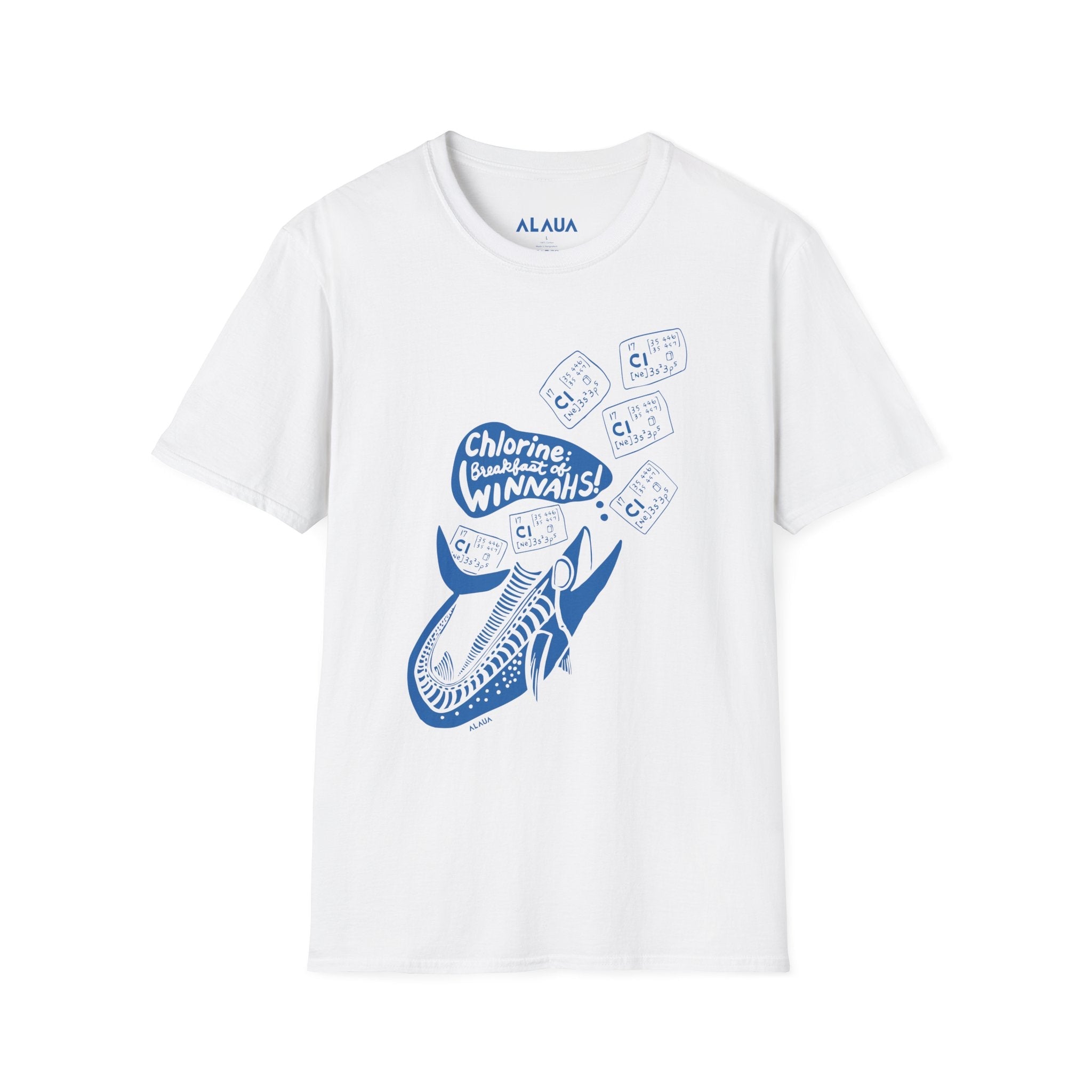 Adult Unisex Swimmer T-Shirt - Chlorine: Breakfast of Winnahs! - Mi tienda
