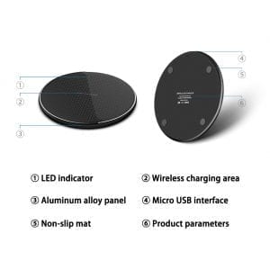 15W Fast Wireless Charger Pad - Mi tienda