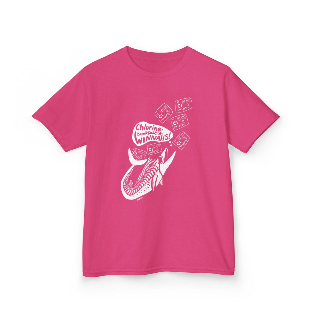 Keiki Swimmer T-Shirt - Chlorine: Breakfast of Winnahs! - Mi tienda