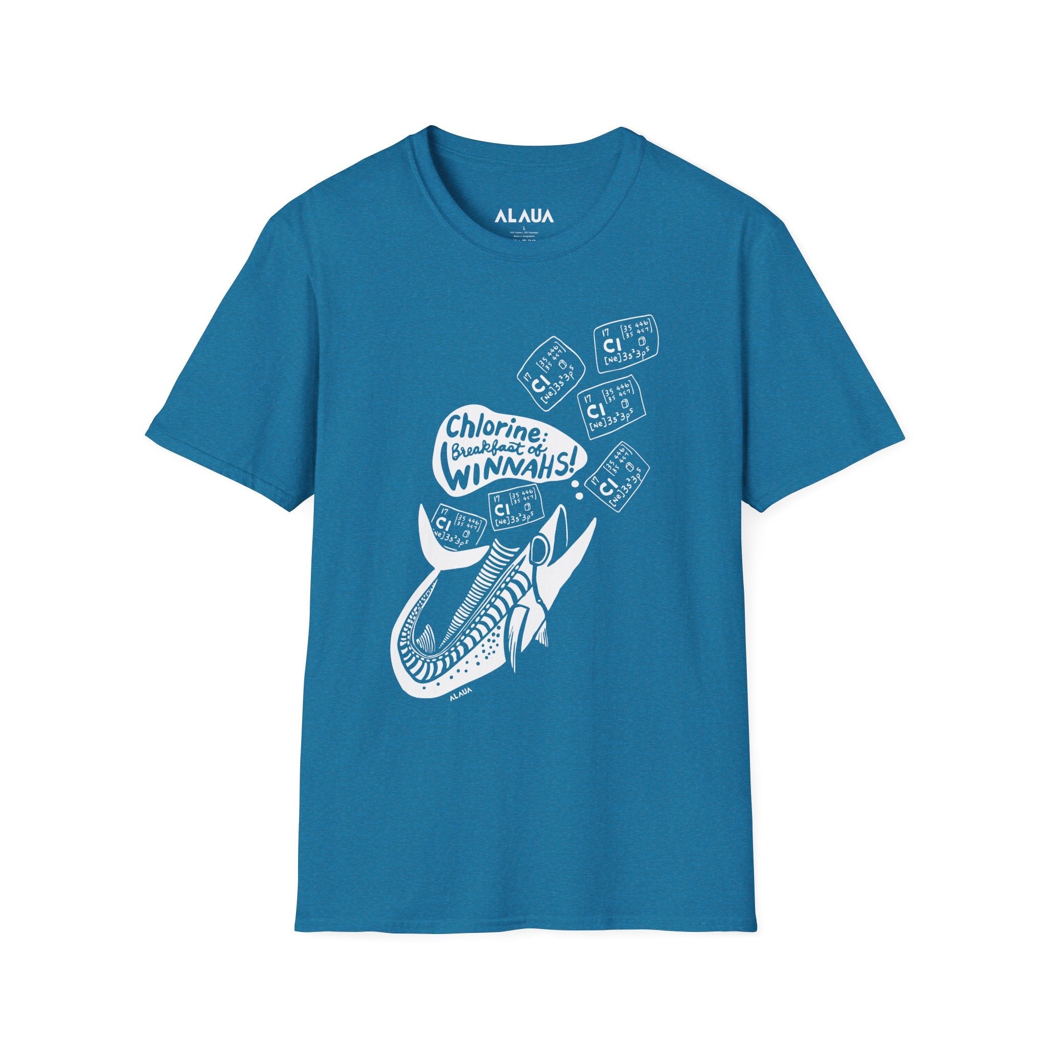 Adult Unisex Swimmer T-Shirt - Chlorine: Breakfast of Winnahs! - Mi tienda