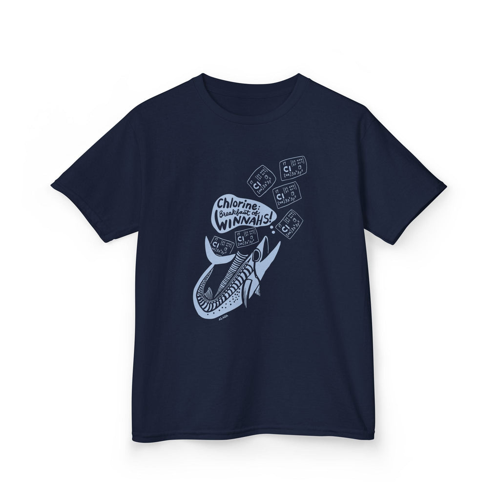 Keiki Swimmer T-Shirt - Chlorine: Breakfast of Winnahs! - Mi tienda