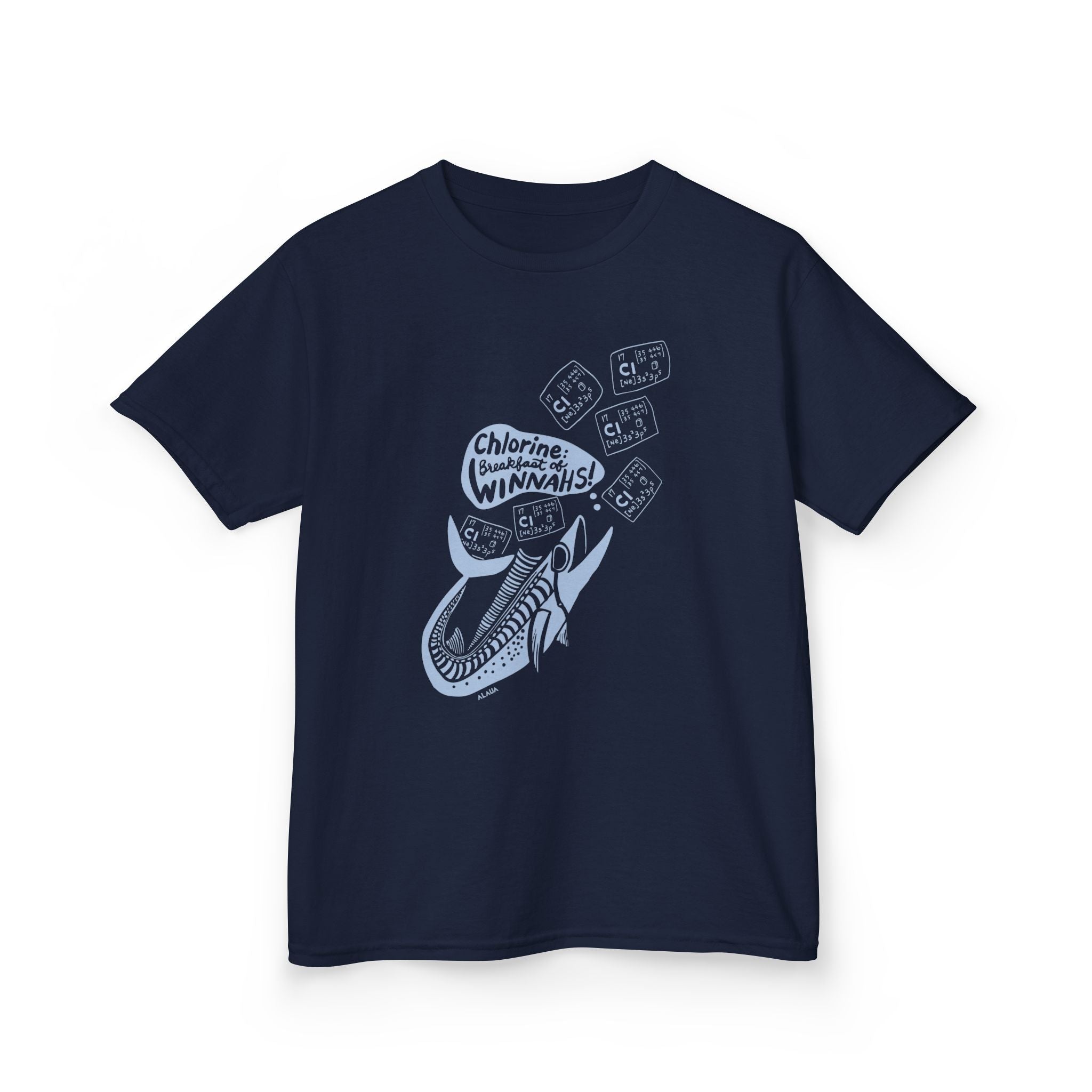 Keiki Swimmer T-Shirt - Chlorine: Breakfast of Winnahs! - Mi tienda