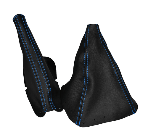 1994-2004 Ford Mustang GT-2001 Bullitt Genuine Real Leather Shift & Parking Brake Boot Cover - Mi tienda