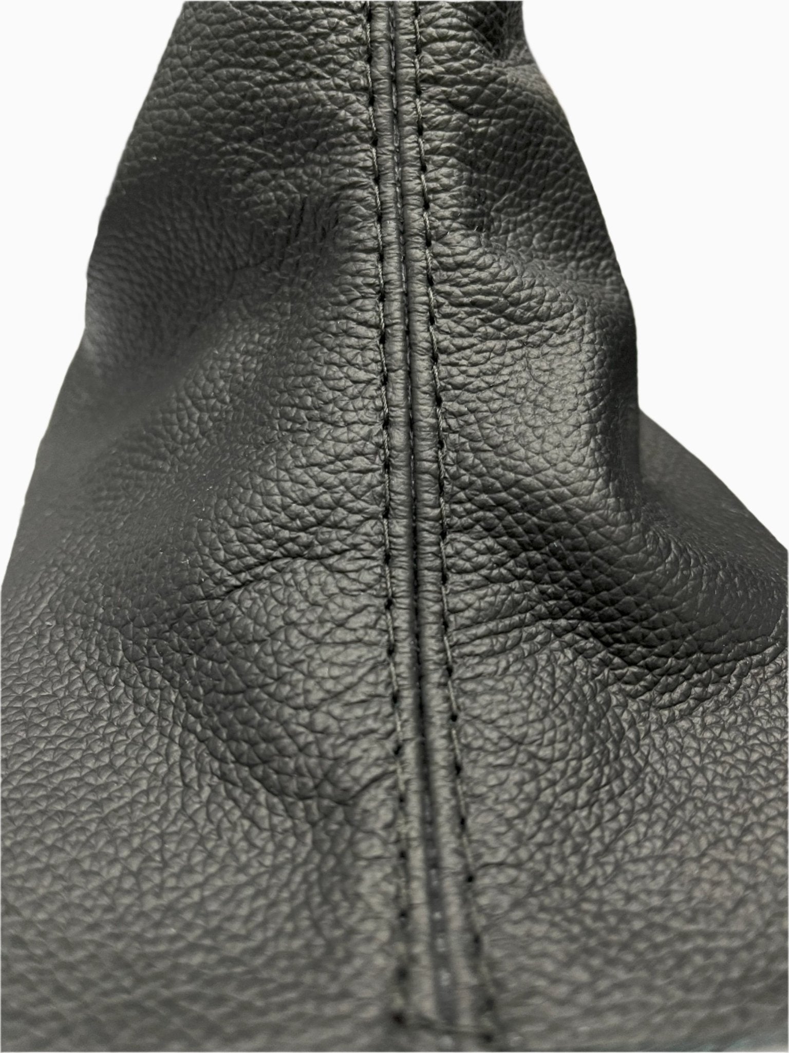 2010-2014 Ford Mustang GT Convertible Coupe V8 V6 Black Genuine Leather Emergency Brake Boot Cover - Mi tienda