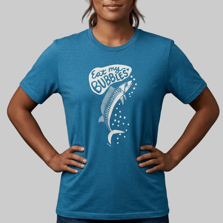 Adult Swimmer Tshirt - Eat My Bubbles - Mi tienda