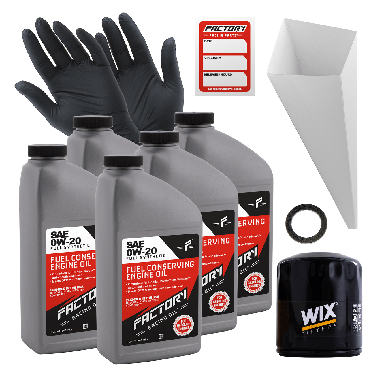 Oil Change Kit For Mazda MX-5 Miata 2.0L L4 2011-2015 0W-20 Full Synthetic Oil - 5 Quarts - Mi tienda