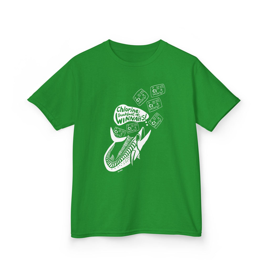 Keiki Swimmer T-Shirt - Chlorine: Breakfast of Winnahs! - Mi tienda