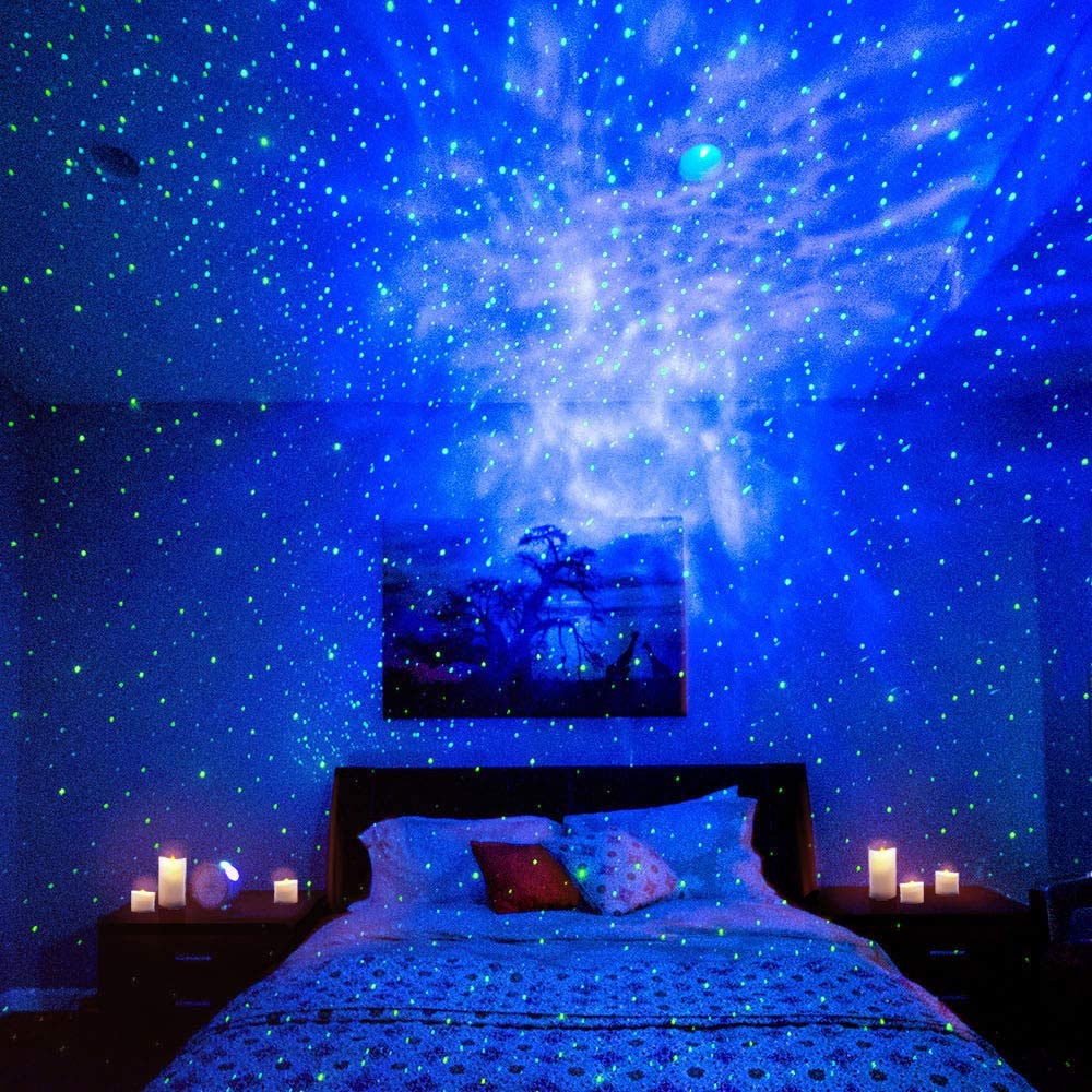 Alexa Compatible Laser Projector w/LED Nebula Cloud for Game Rooms, Home Theater, or Night Light Ambiance - Mi tienda