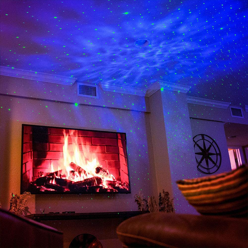 Alexa Compatible Laser Projector w/LED Nebula Cloud for Game Rooms, Home Theater, or Night Light Ambiance - Mi tienda