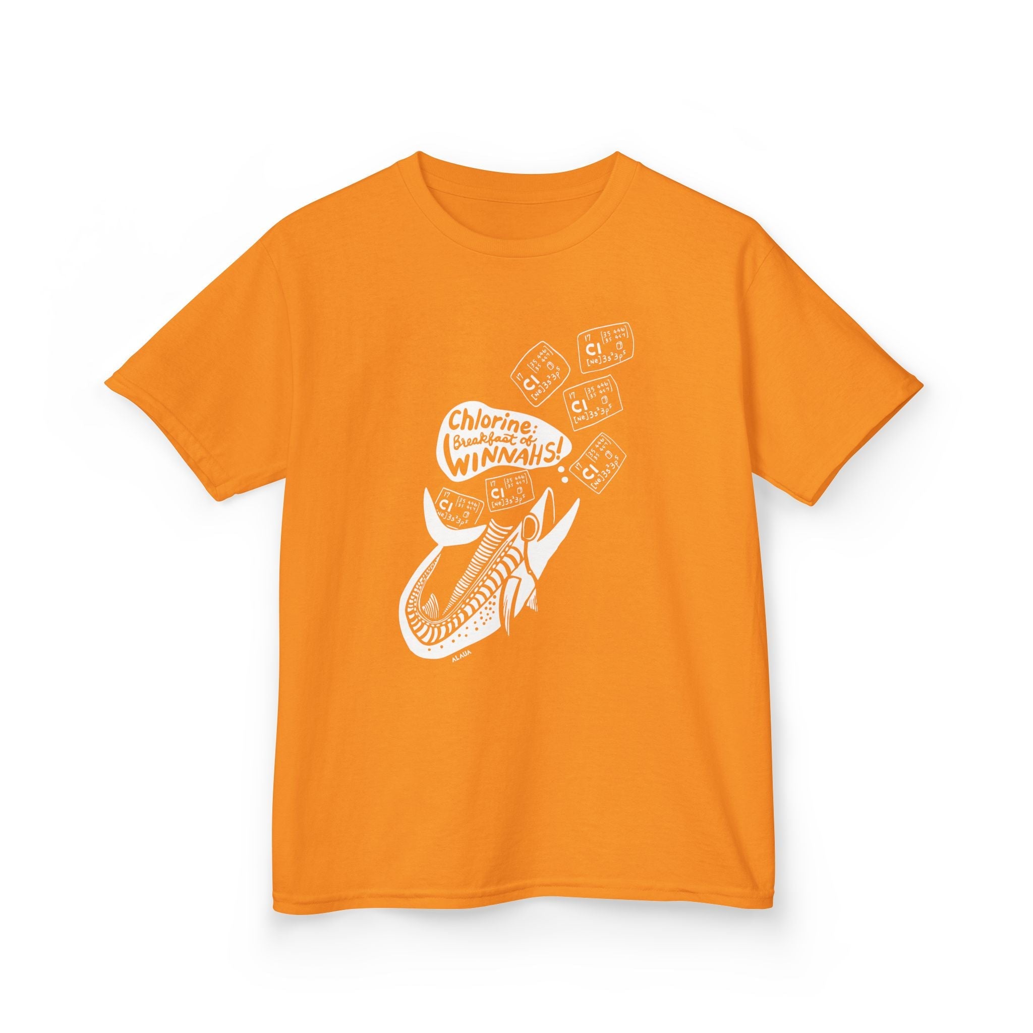 Keiki Swimmer T-Shirt - Chlorine: Breakfast of Winnahs! - Mi tienda