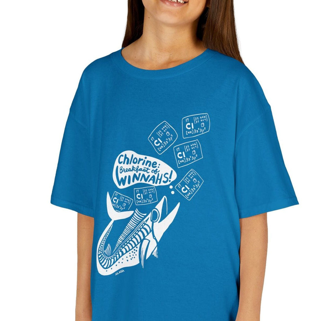 Keiki Swimmer T-Shirt - Chlorine: Breakfast of Winnahs! - Mi tienda