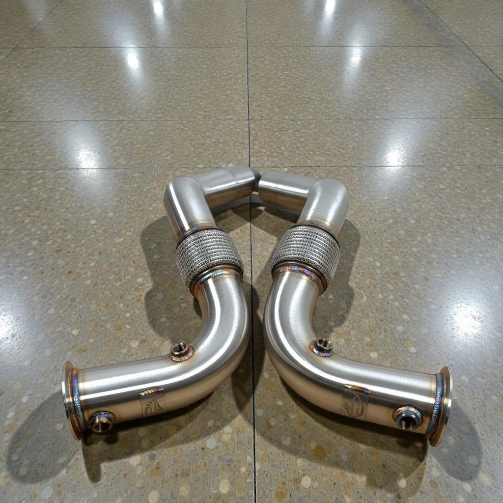 BMW N63 & N63TU Catless Race Downpipes for 550i, 650i, 750i, Alpina B6 B7 (F Chassis) - Mi tienda
