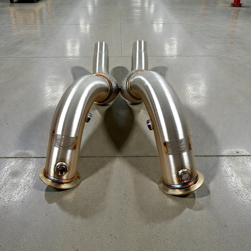 BMW N63 & N63TU Catless Race Downpipes for 550i, 650i, 750i, Alpina B6 B7 (F Chassis) - Mi tienda