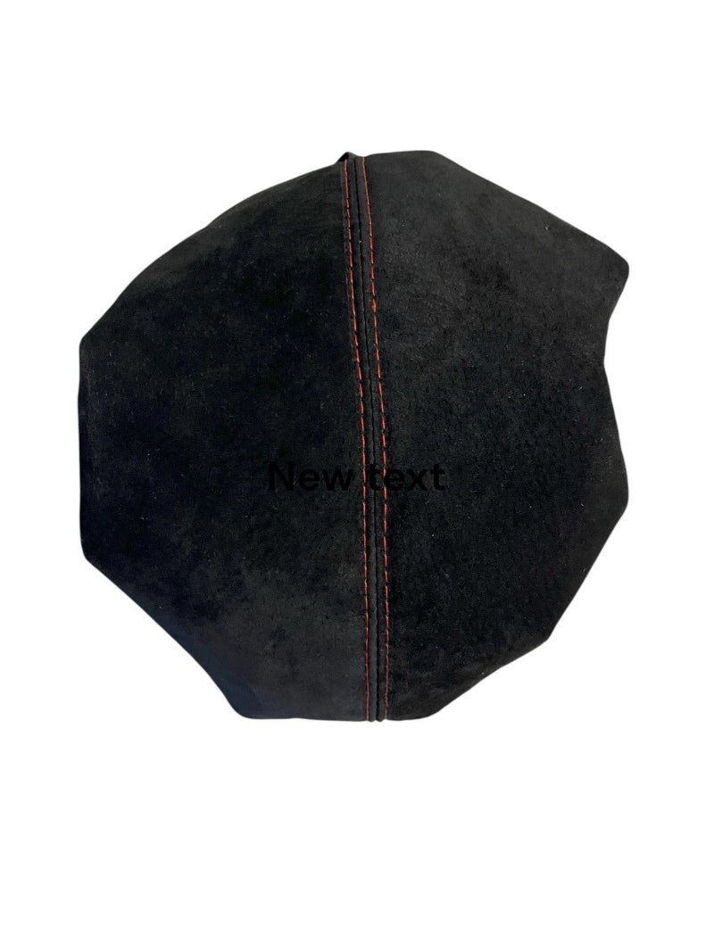 For 2015-2019 Ford Mustang GT Red Stitch Genuine Suede Console Armrest Cover - Mi tienda