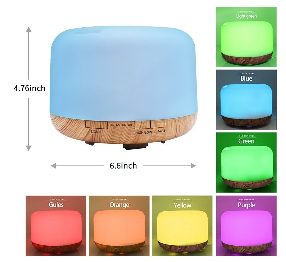 Color Changing Essential Oil Aromatherapy Diffuser With Remote - Mi tienda