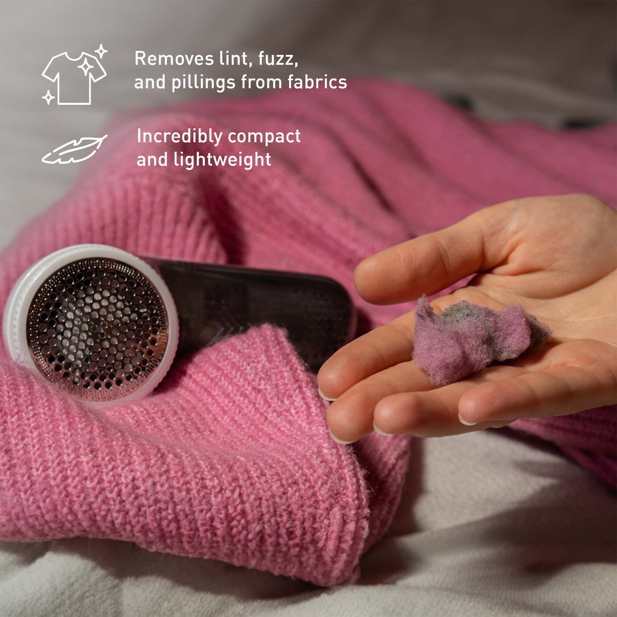 Home & Travel Essentials: 2-in-1 Mini Vacuum, Lint Remover & Portable Iron - Mi tienda