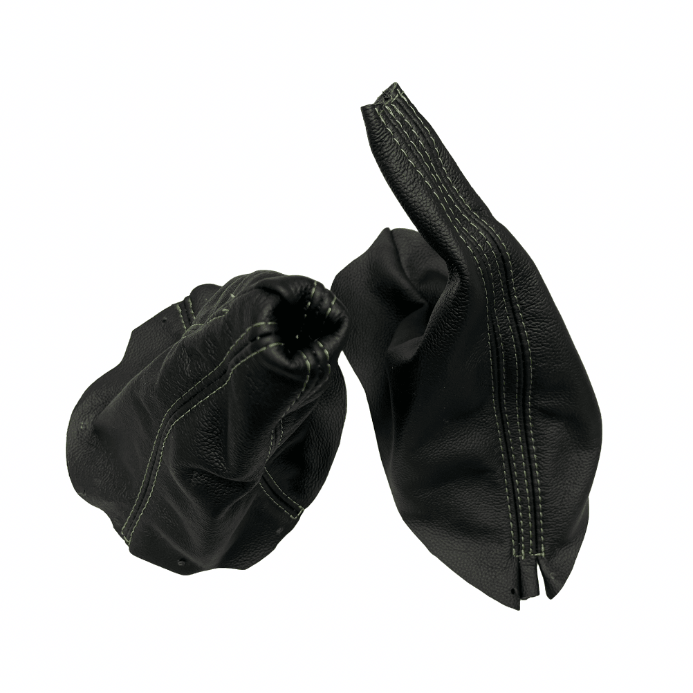 1994-2004 Ford Mustang GT-2001 Bullitt Genuine Real Leather Shift & Parking Brake Boot Cover - Mi tienda