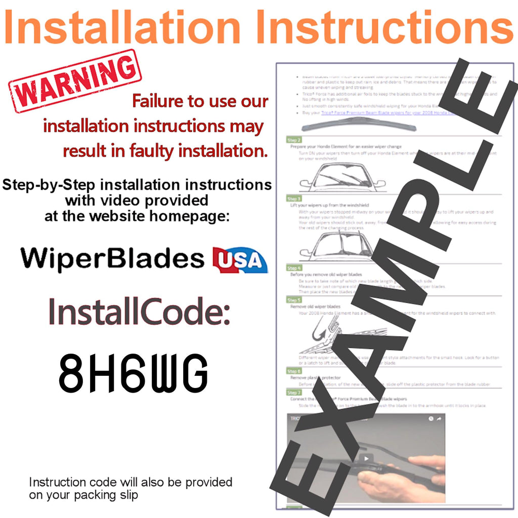 2009 Mercedes-Benz GL320 Wiper Blades w/2yr Wear Warranty (Set of 2) Beam Wipers - Mi tienda