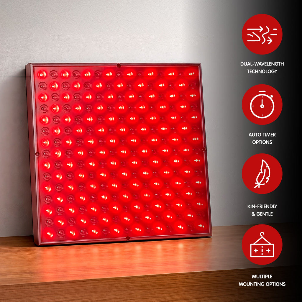 2-in-1 Red Light Therapy System: Facial LED Mask & Full-Body Panel - Mi tienda