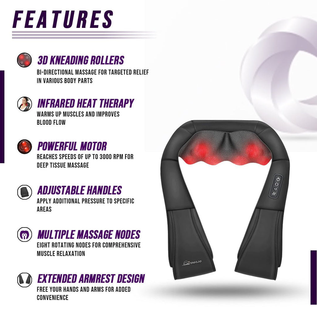 Neck and Shoulder Massager w/Heat - Mi tienda