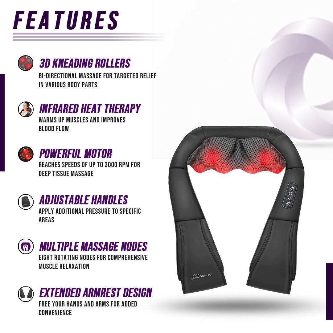 Neck and Shoulder Massager w/Heat - Mi tienda