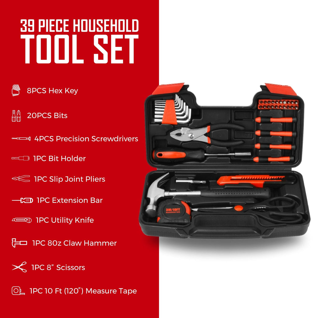 Handy Solutions 39-Piece Household Tool Kit - Mi tienda