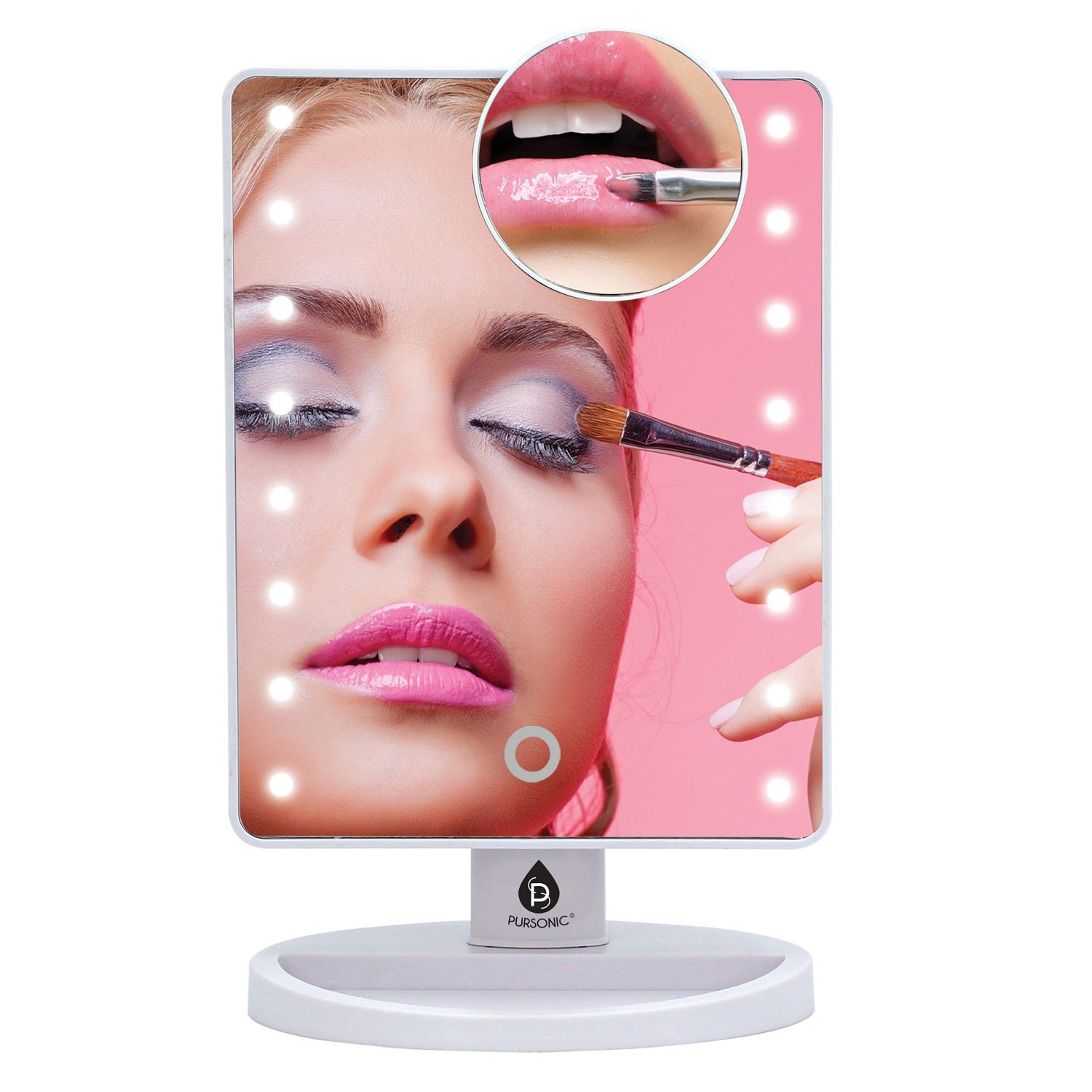 Dimmable LED Vanity Mirror & Pursonic Triple Barrel Hair Curler: The Ultimate Glow-Up Bundle - Mi tienda