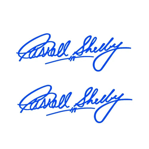 Carroll Shelby Interior & Window Vinyl Decal for Ford Mustang | 2-Piece Sticker-10