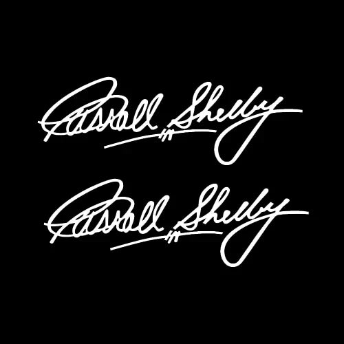 Carroll Shelby Interior & Window Vinyl Decal for Ford Mustang | 2-Piece Sticker-8