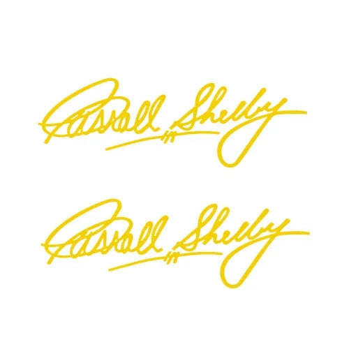 Carroll Shelby Interior & Window Vinyl Decal for Ford Mustang | 2-Piece Sticker-6