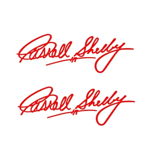 Carroll Shelby Interior & Window Vinyl Decal for Ford Mustang | 2-Piece Sticker-7