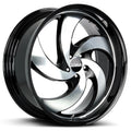 Retro 5 Gloss Black Machined - Mi tienda