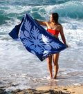'Ulu Palaka Anywhere Towel (Blue) - Mi tienda