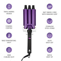Dimmable LED Vanity Mirror & Pursonic Triple Barrel Hair Curler: The Ultimate Glow-Up Bundle - Mi tienda