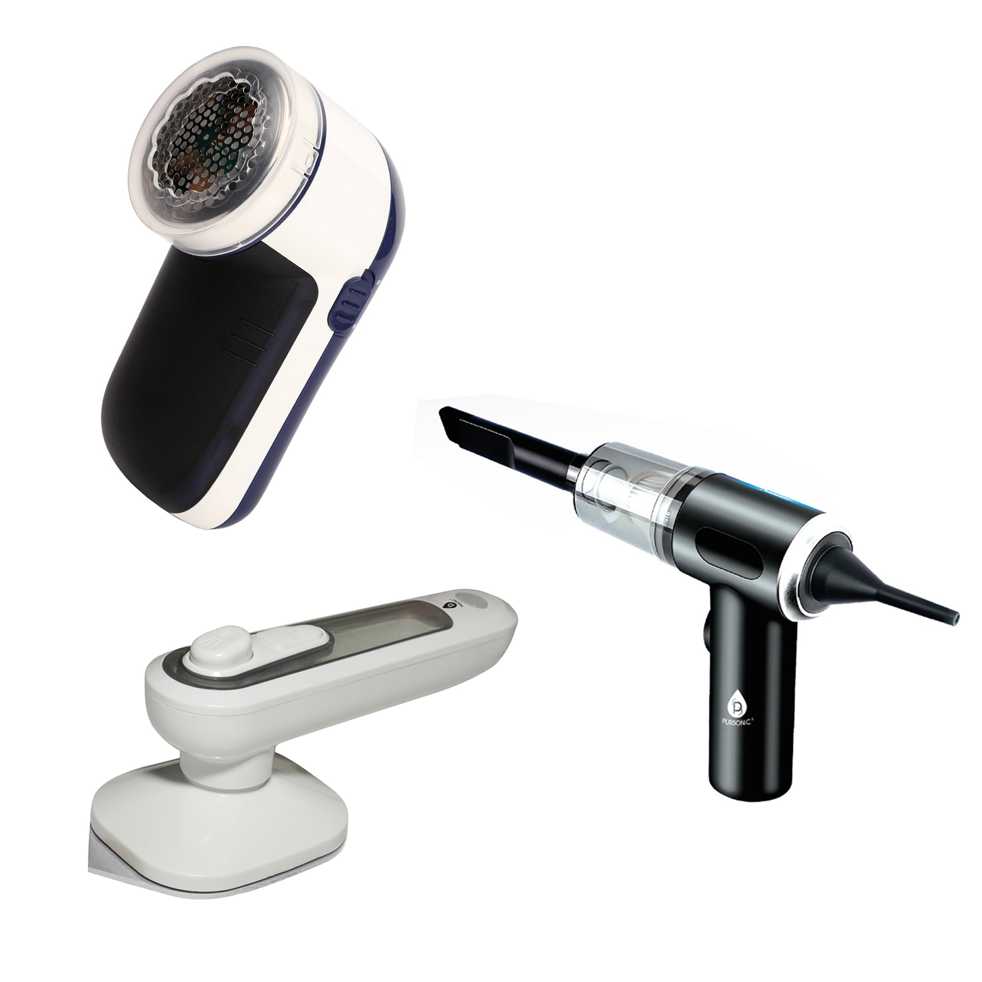 Home & Travel Essentials: 2-in-1 Mini Vacuum, Lint Remover & Portable Iron - Mi tienda