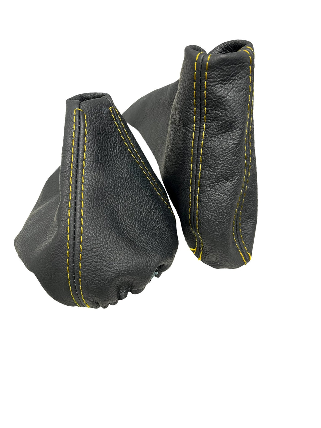 For 2005-2013 BMW E91 E92 E93 Genuine Leather Parking Brake & Shift Boot Cover In Black - Mi tienda