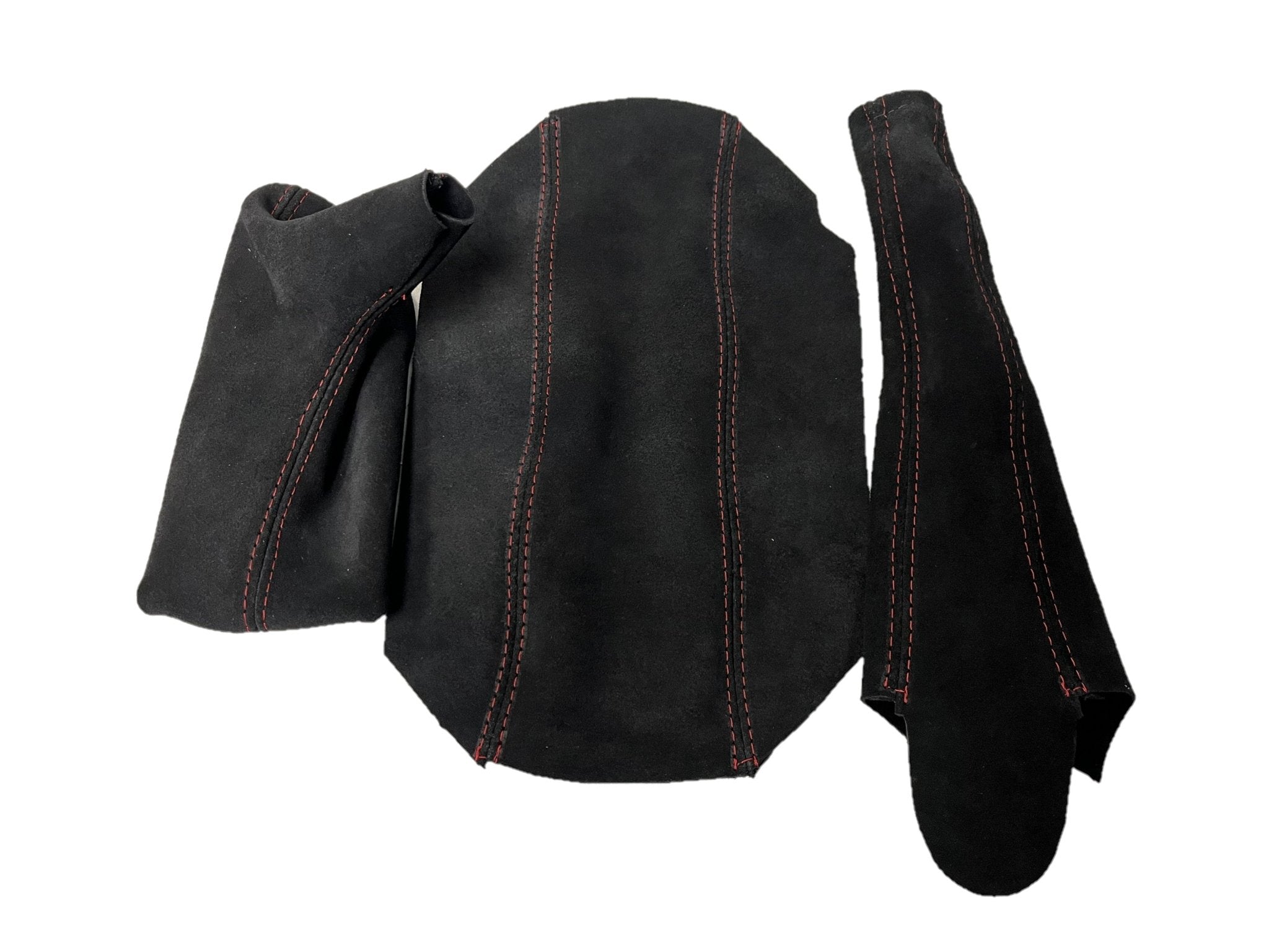 Genuine Suede Console Armrest Shift & E-Brake Boot Cover For 1997-2004 Porsche Boxster 911 986 996 - Mi tienda