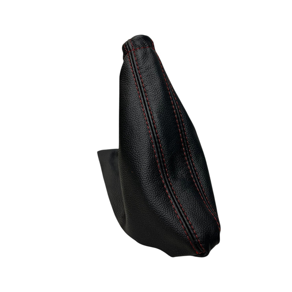 2010-2014 Ford Mustang GT Convertible Coupe V8 V6 Black Genuine Leather Emergency Brake Boot Cover - Mi tienda