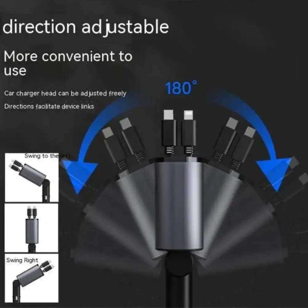 FAST 100W Car Phone Charger Lighter USB And TYPE-C Adapter - Mi tienda