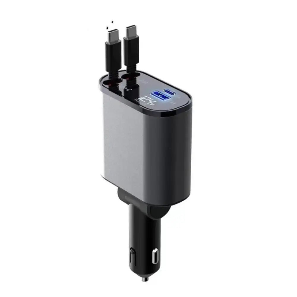 FAST 100W Car Phone Charger Lighter USB And TYPE-C Adapter - Mi tienda