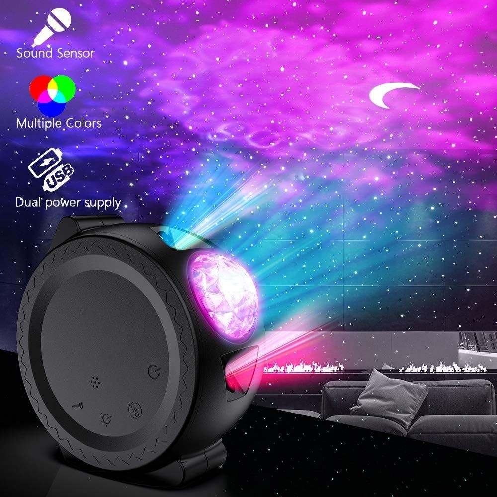Alexa Compatible Laser Projector w/LED Nebula Cloud for Game Rooms, Home Theater, or Night Light Ambiance - Mi tienda