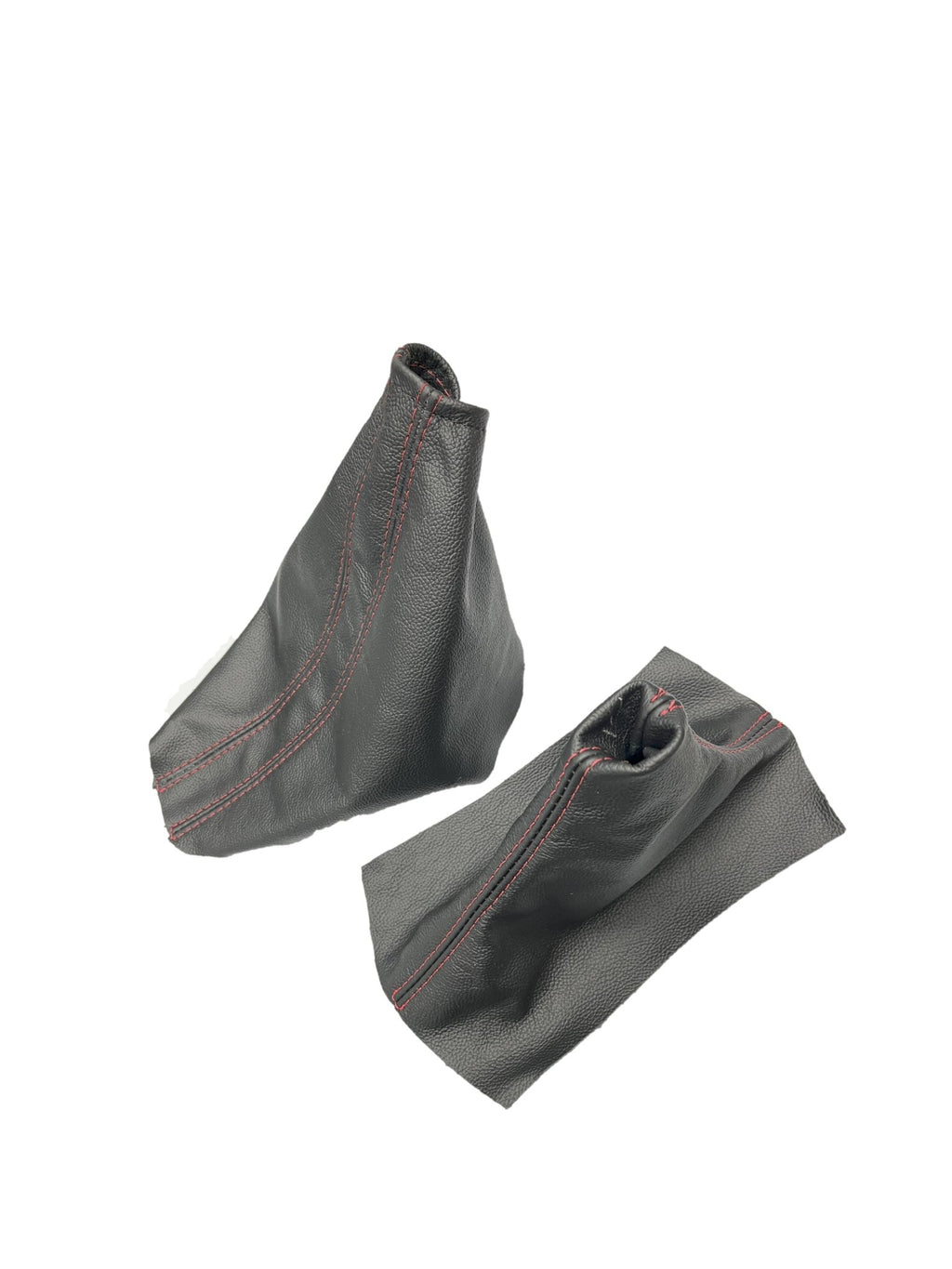 Red Stitch Leather Parking Brake & Shift Boot Cover For Ford Mustang GT 2005 2006 2007 2008 2009 - Mi tienda