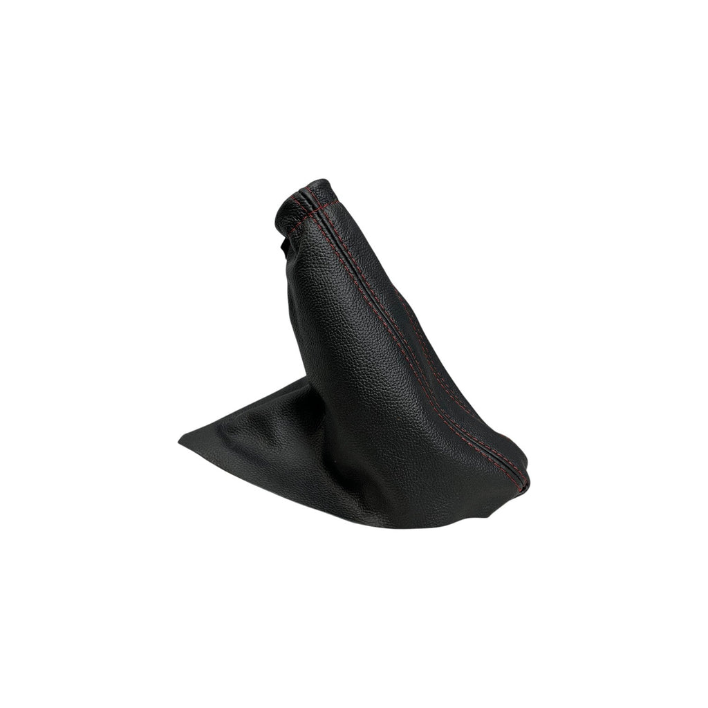 2010-2014 Ford Mustang GT Convertible Coupe V8 V6 Black Genuine Leather Emergency Brake Boot Cover - Mi tienda