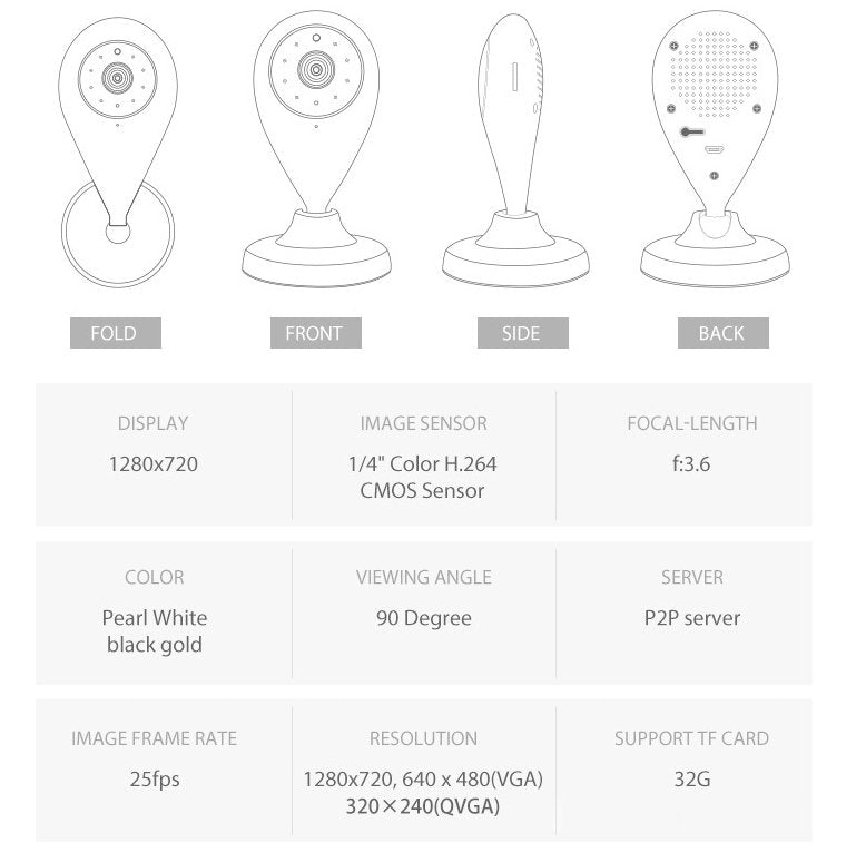 1080P HD Wireless Mini Security WiFi Camera - Mi tienda