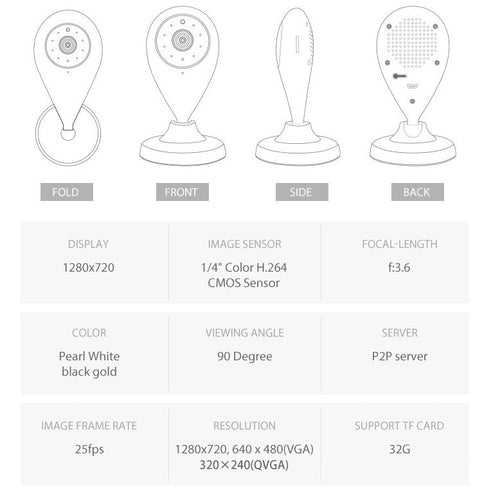 1080P HD Wireless Mini Security WiFi Camera - Mi tienda